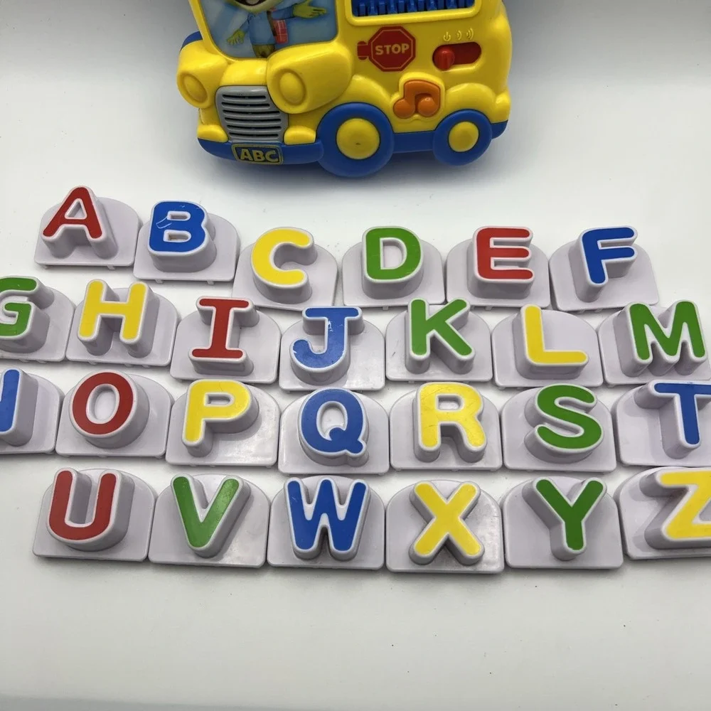 Leap Frog Fridge Phonics Bus Magnetic Letter Set 26 Letters Complete Tested Work